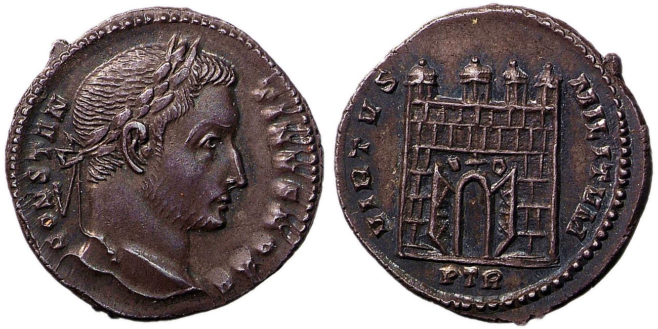 RIC VI Treveri 636, аверс, bm