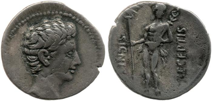 реверс RIC I (second edition) Augustus 58