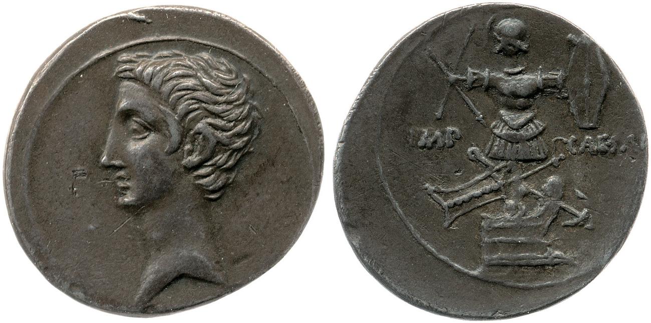 RIC I (second edition) Augustus 265B, аверс, bm