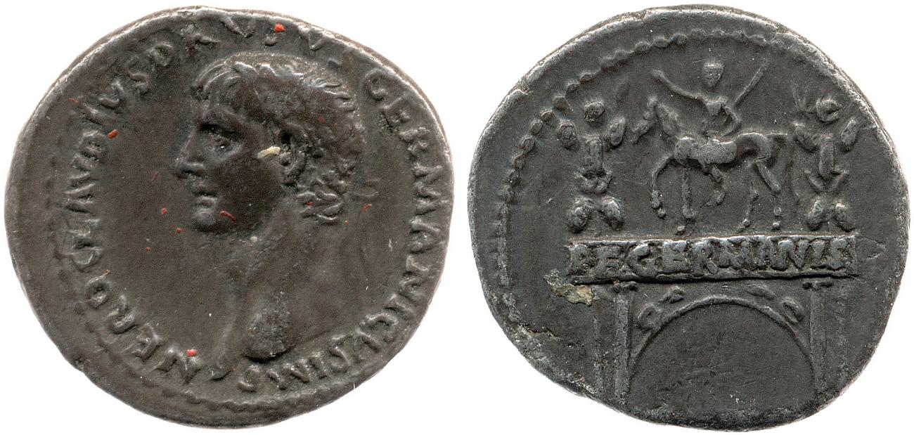 RIC I (second edition) Claudius 72, аверс, bm