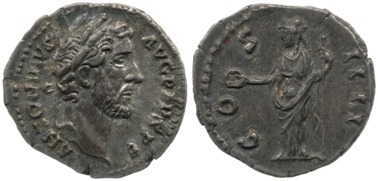 RIC III Antoninus Pius 129, аверс, bm