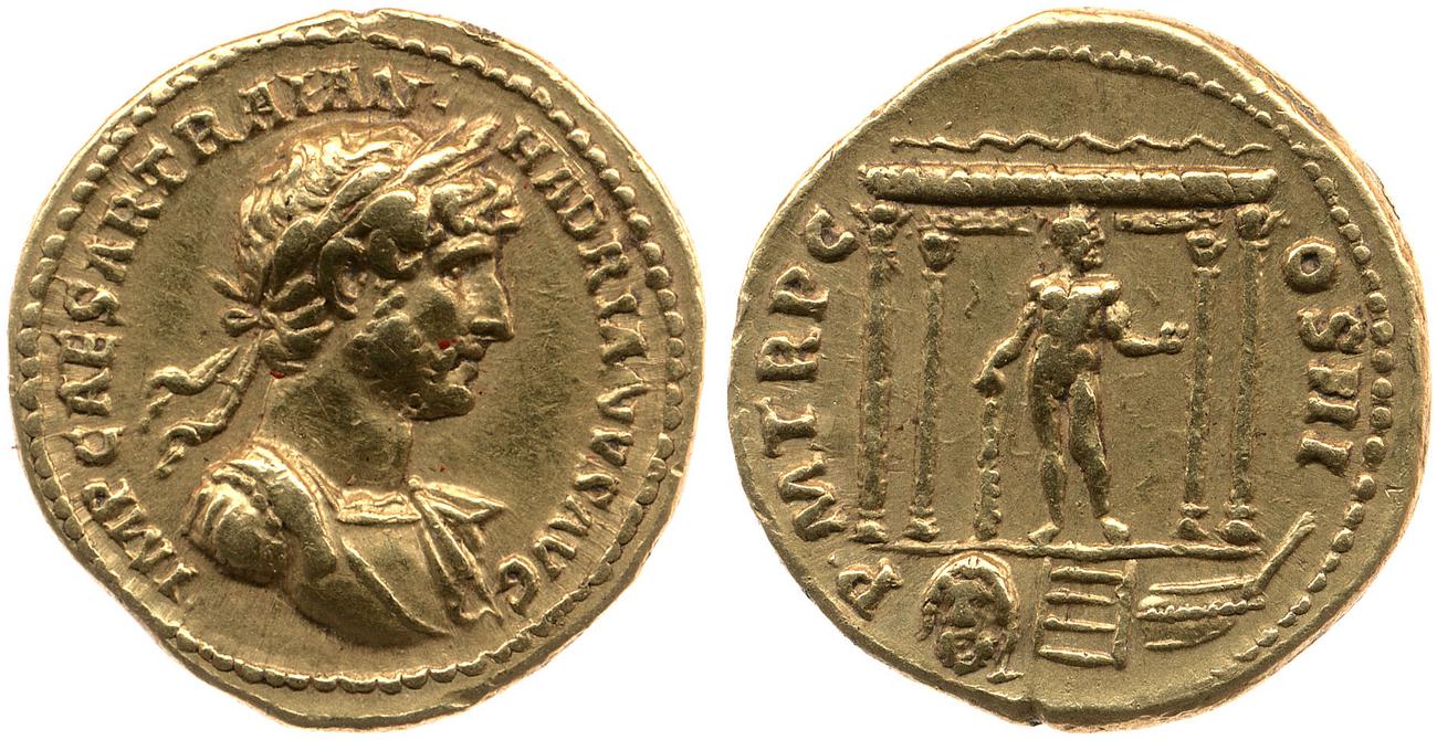 аверс RIC II, Part 3 (second edition) Hadrian 574