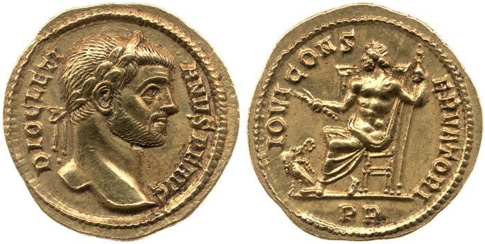 реверс RIC V Diocletian 142a