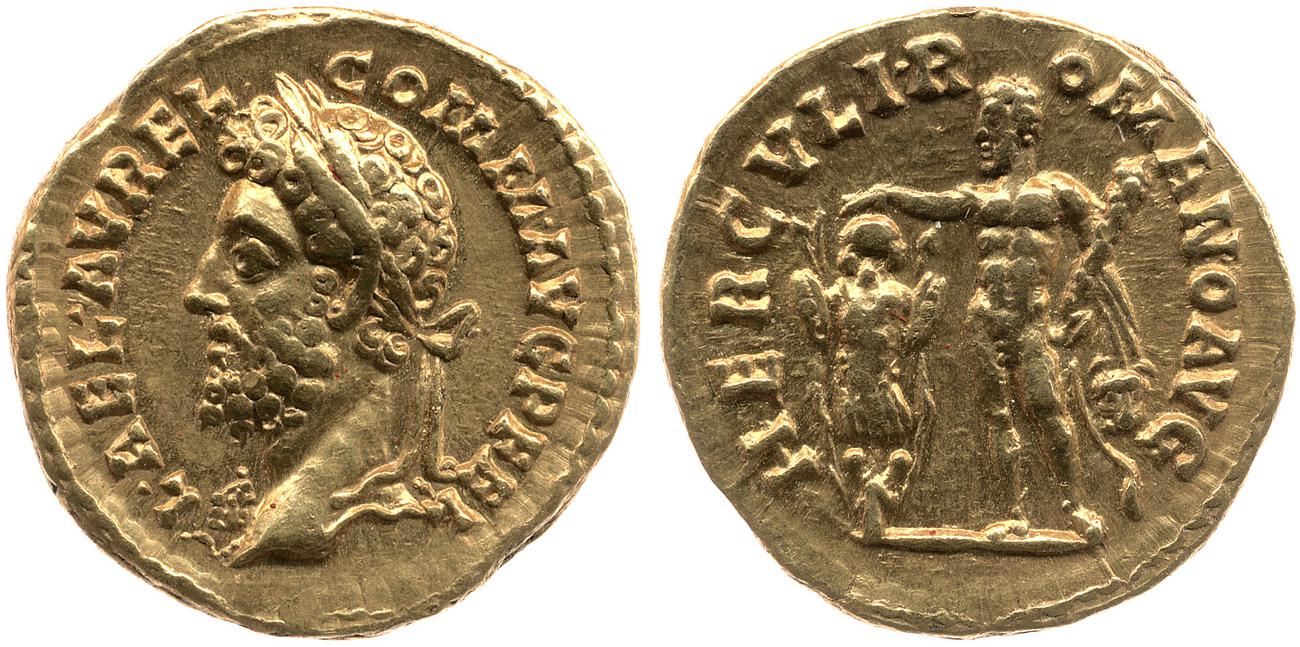аверс RIC III Commodus 254D