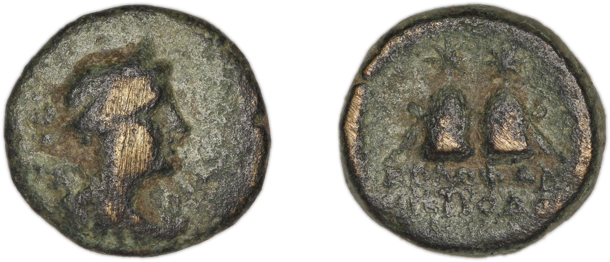 Colophon Kinns 1980 Period IV, AE 23, аверс, bm