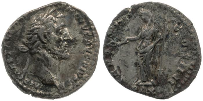RIC III Antoninus Pius 200c, реверс, Британский музей