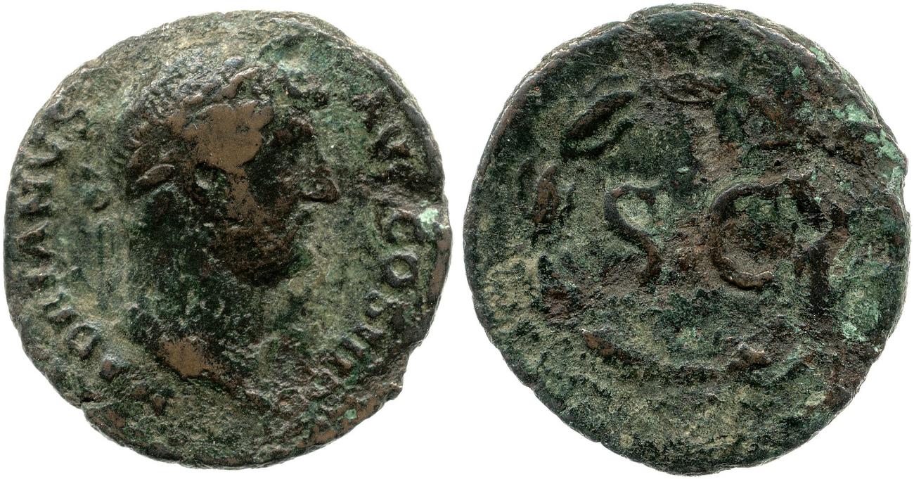 RIC II, Part 3 (second edition) Hadrian 2294, аверс, bm