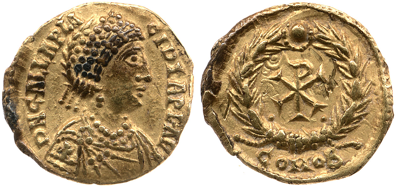 аверс RIC X Honorius 1343