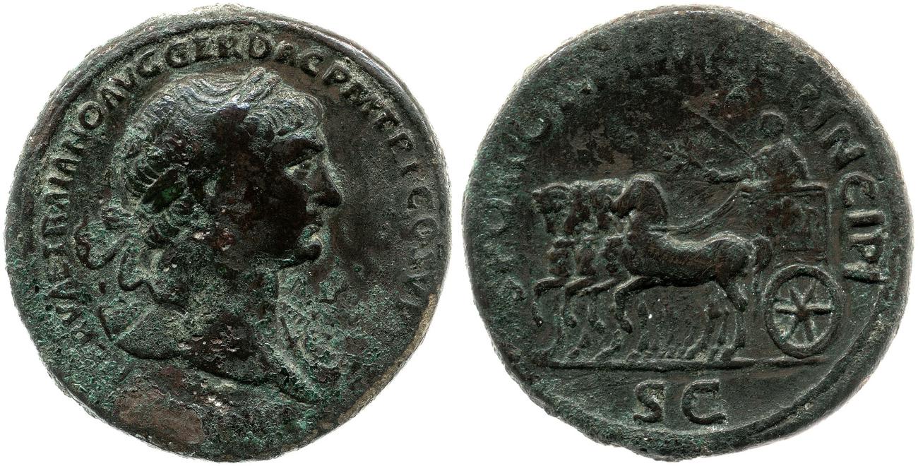 RIC II Trajan 532, аверс, bm