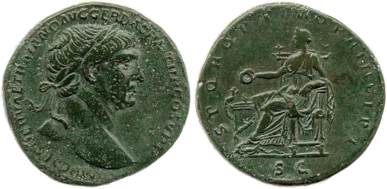 аверс RIC II Trajan 515