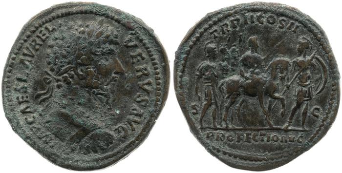 реверс RIC III Marcus Aurelius 1322