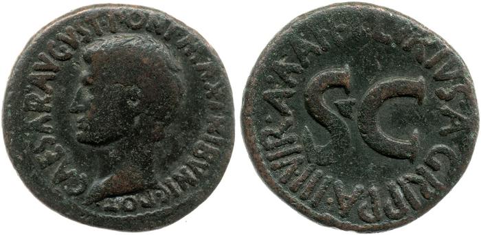 реверс RIC I (second edition) Augustus 428
