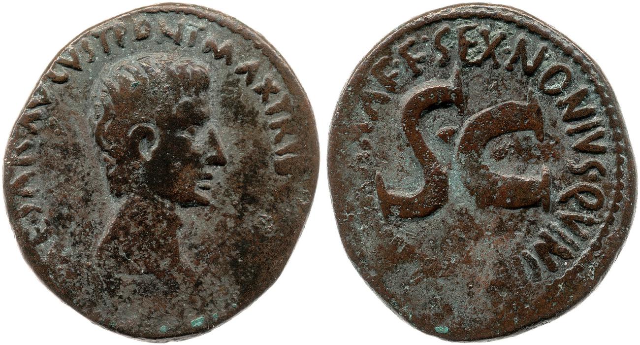 RIC I (second edition) Augustus 439, аверс, bm