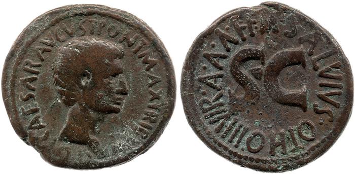 реверс RIC I (second edition) Augustus 431