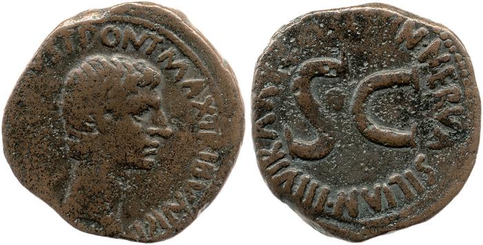 реверс RIC I (second edition) Augustus 437