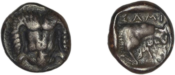 Samos Barron 1966 Class IX, tetradrachms and drachms, реверс, bm