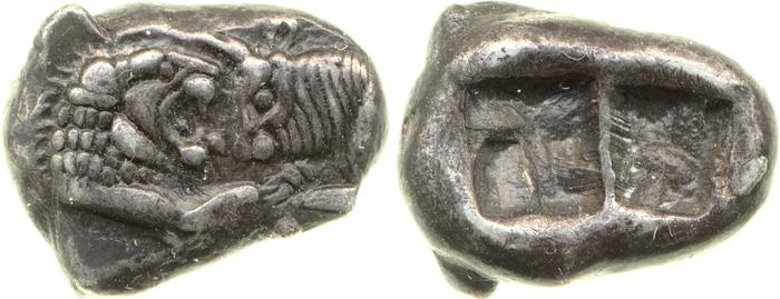 Sardis Carradice 1987 Croeseid A heavy, реверс, bm