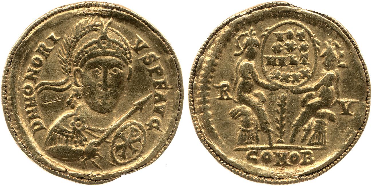 аверс RIC X Honorius 1331