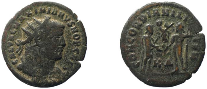 RIC VI Heraclea 14, реверс, bm