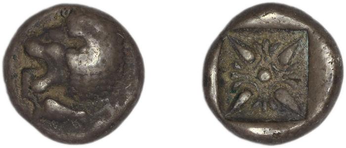 Miletus Babelon 1907 429, реверс, bm