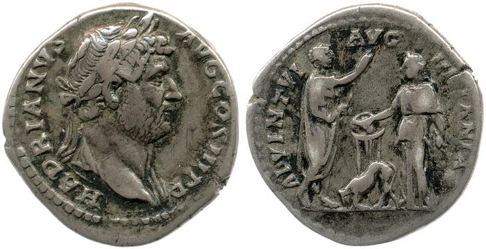 reverse RIC II, Part 3 (second edition) Hadrian 1557