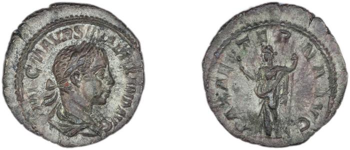 реверс RIC IV Severus Alexander 166