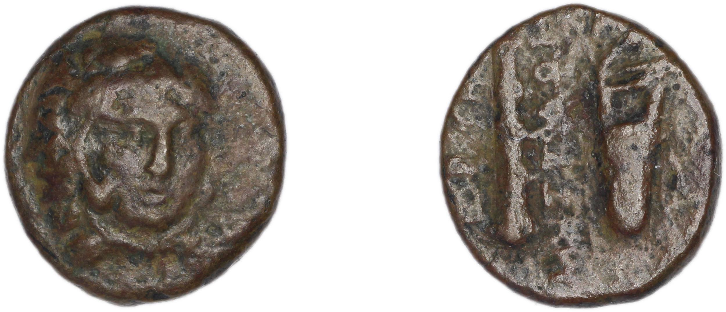 Erythrae Kinns 1980 Period III.1, AE 7, аверс, Британский музей
