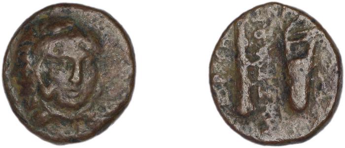 Erythrae Kinns 1980 Period III.1, AE 7, реверс, Британский музей