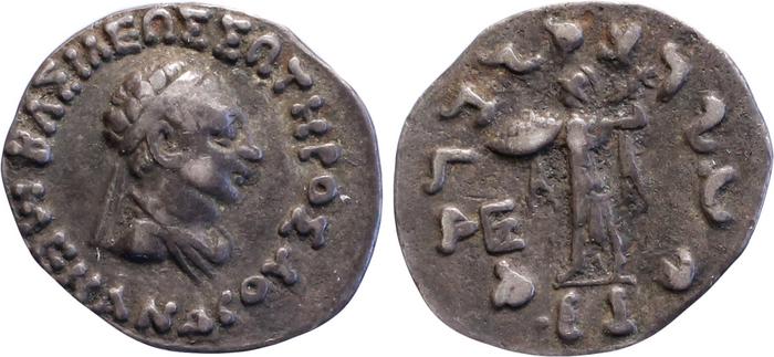 Menander I of Bactria rev