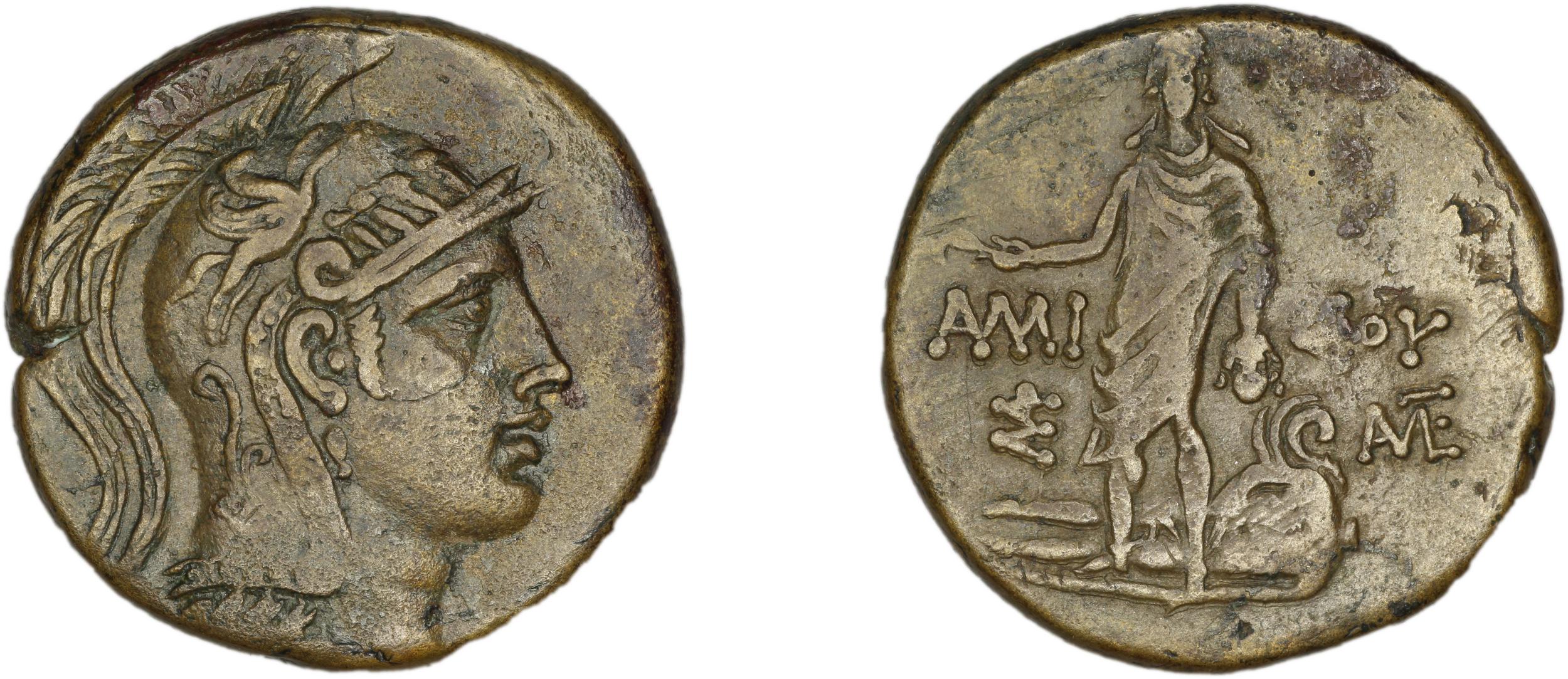 Amisus Waddington 1925 17, аверс, bm