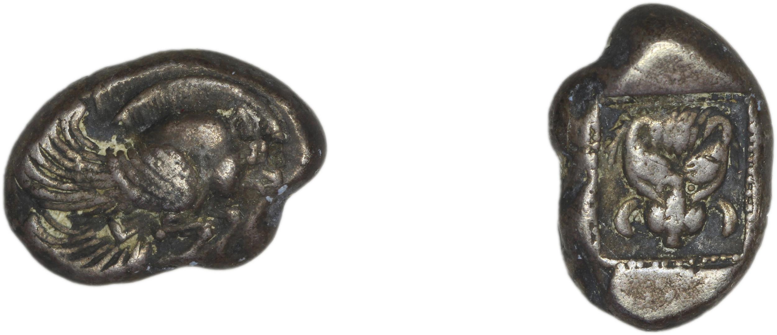 Samos Barron 1966 Samian drachms, аверс, bm