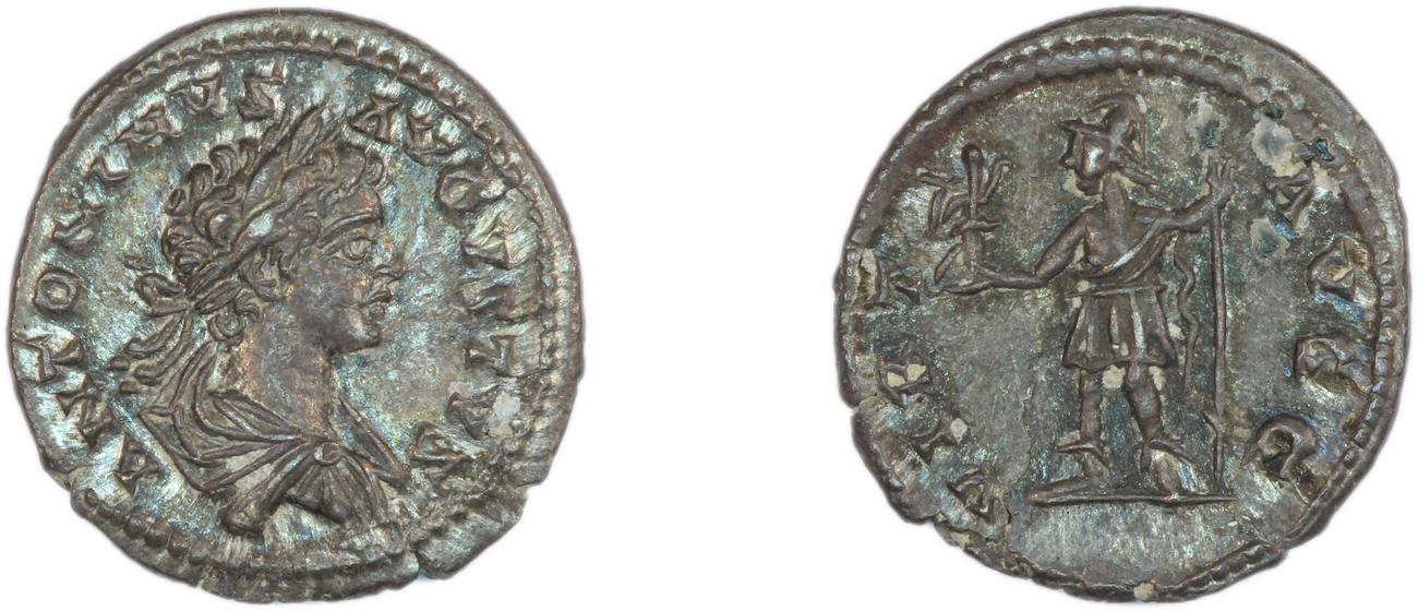 RIC IV Caracalla 354, аверс, Британский музей