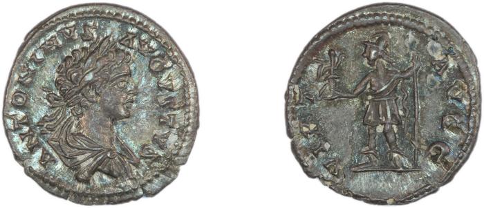 RIC IV Caracalla 354, реверс, Британский музей