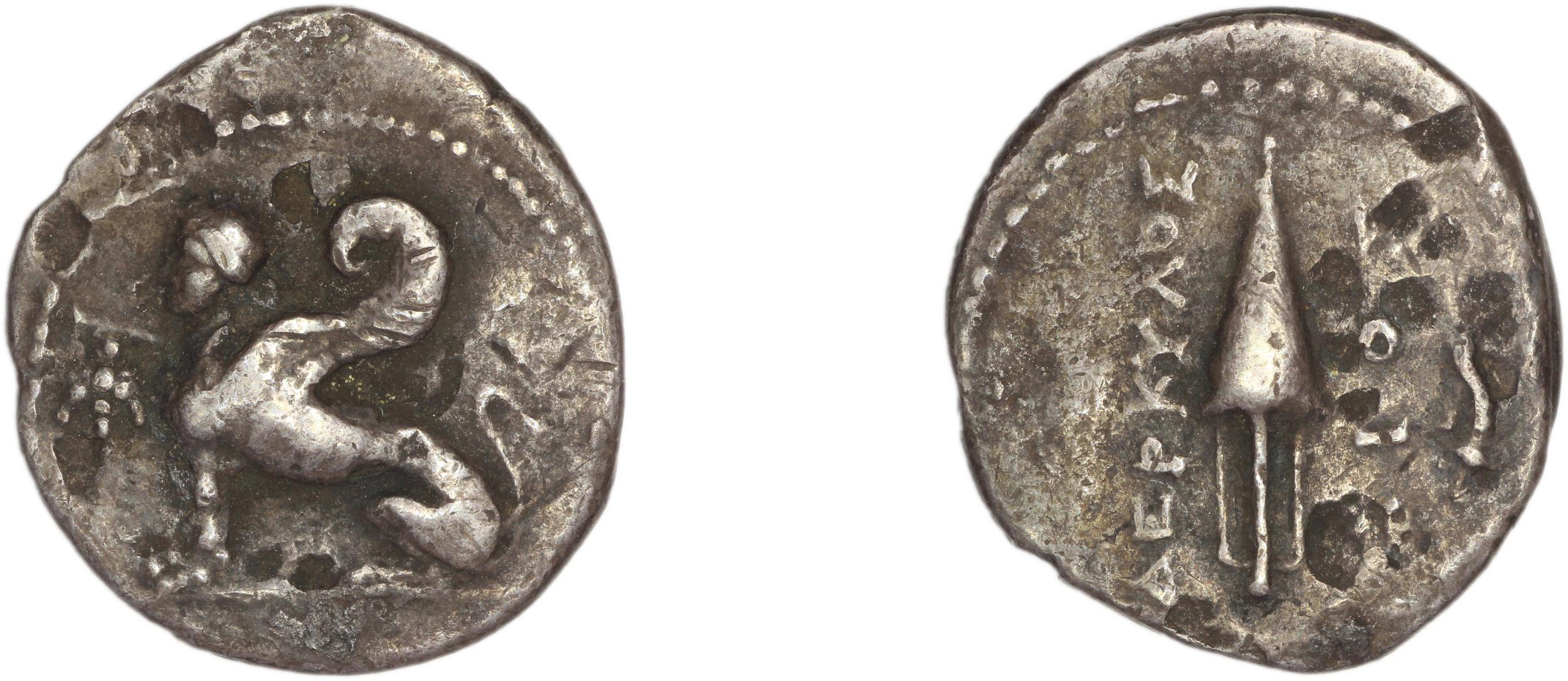 Chios Lagos 1998 Reduced Attic standard F, аверс, Британский музей