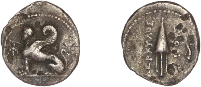 Chios Lagos 1998 Reduced Attic standard F, реверс, Британский музей