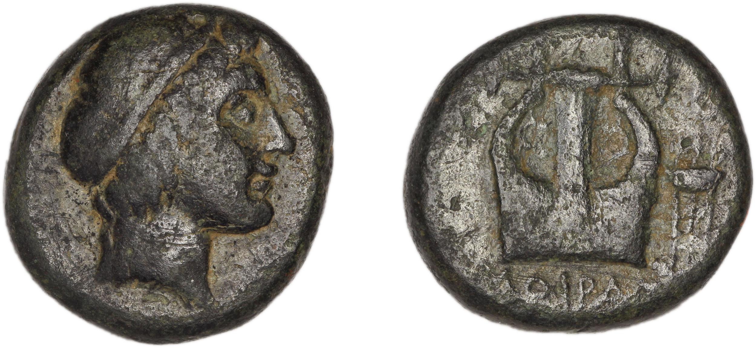 Colophon Kinns 1980 Period I.2, AE 6, аверс, bm