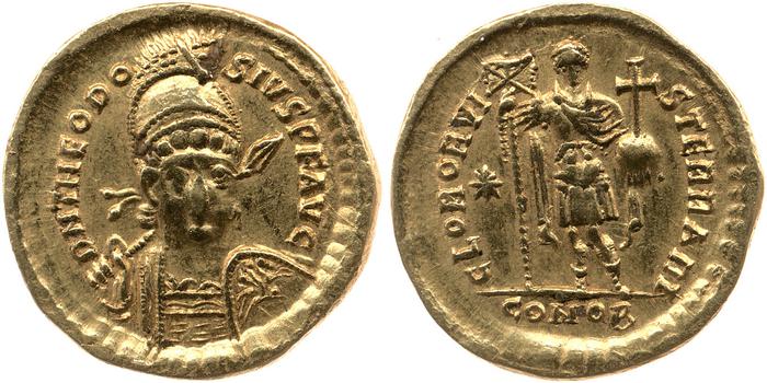 реверс RIC X Theodosius II (East) 252