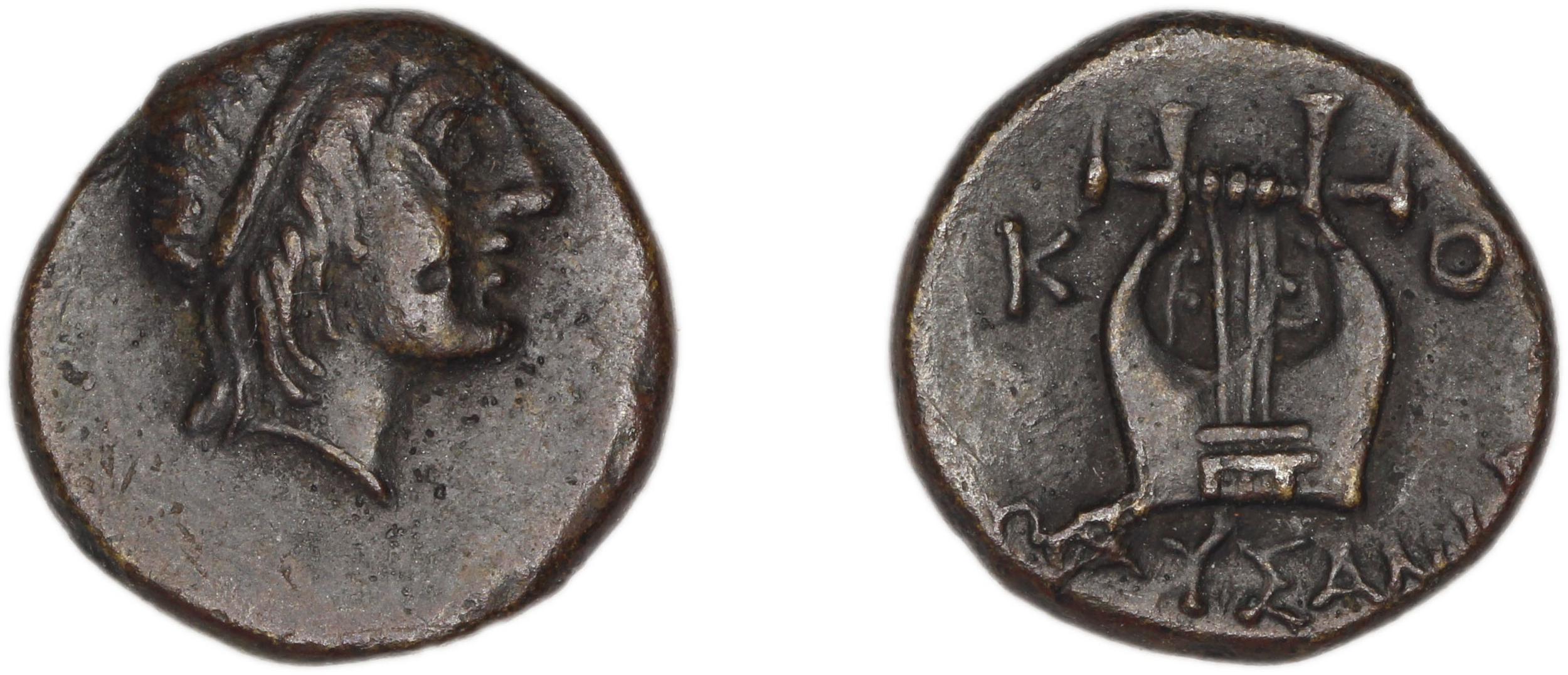 аверс Colophon Kinns 1980 Period I.2, AE 6