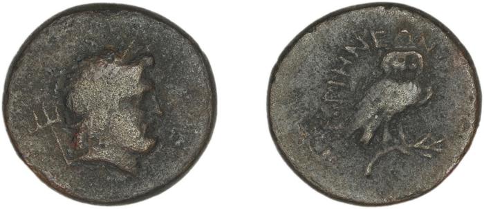 Priene Regling 1927 U, реверс, bm