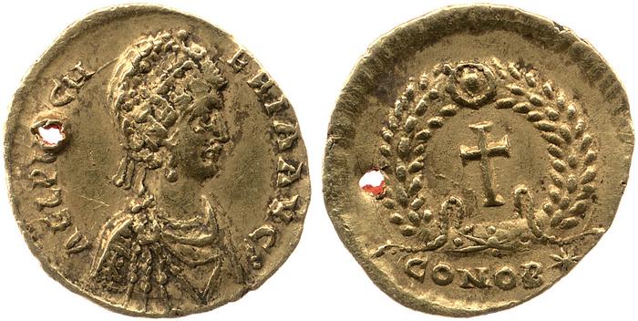 реверс RIC X Theodosius II (East) 214
