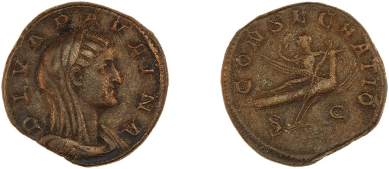 RIC IV Caecilia Paulina 3, аверс, bm