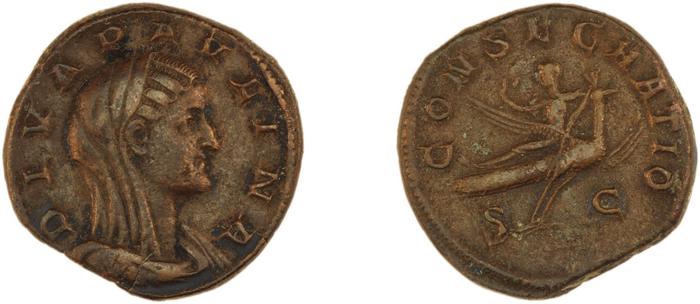 RIC IV Caecilia Paulina 3, реверс, bm