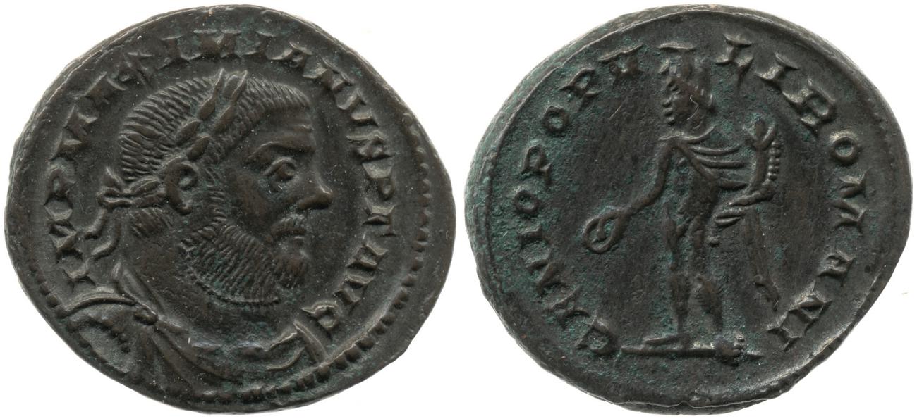 RIC VI Londinium 25, аверс, Британский музей
