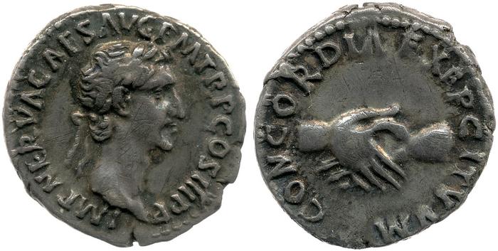 RIC II Nerva 14, реверс, bm