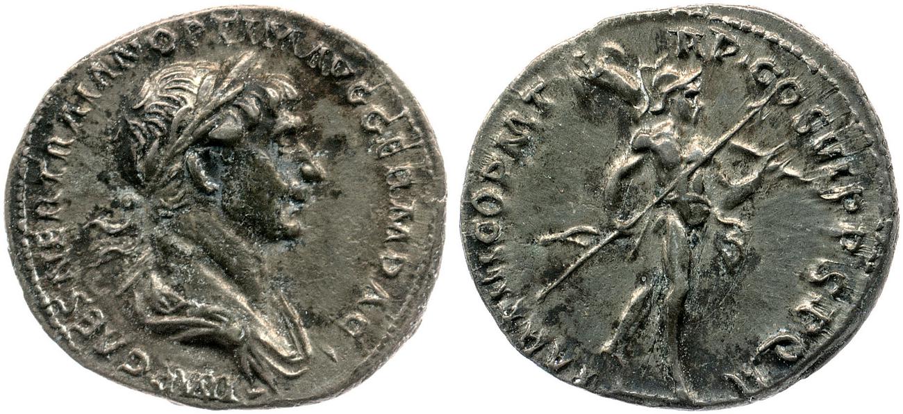 RIC II Trajan 331, аверс, bm