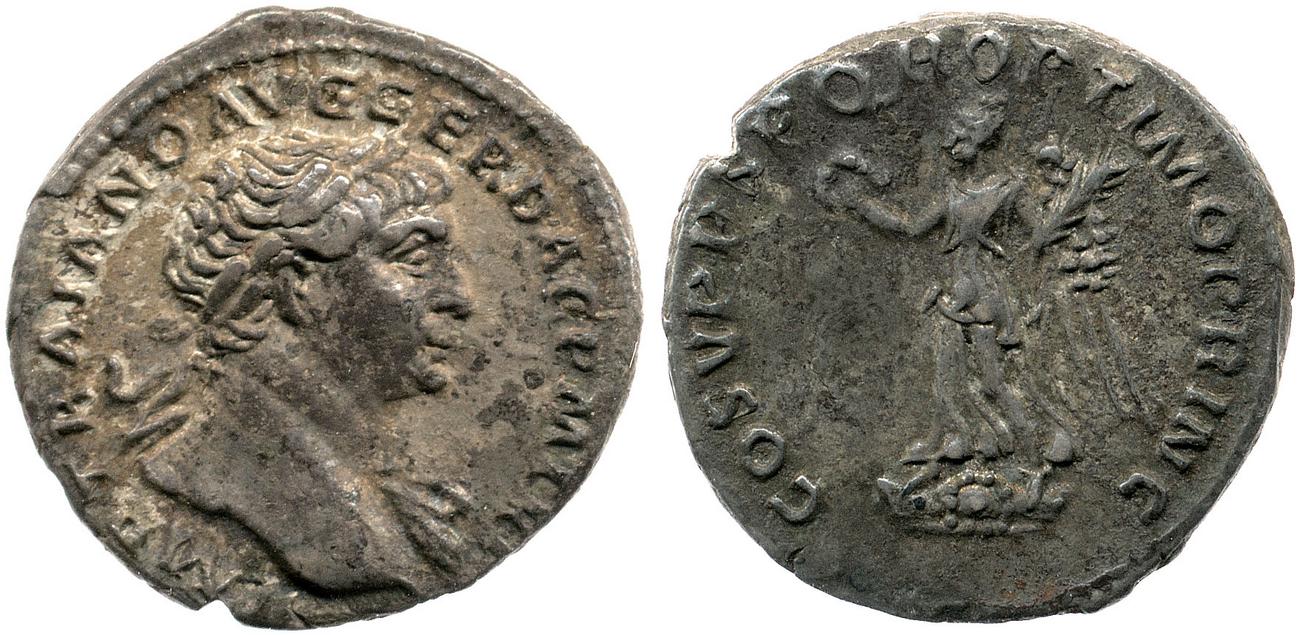 RIC II Trajan 129, аверс, bm