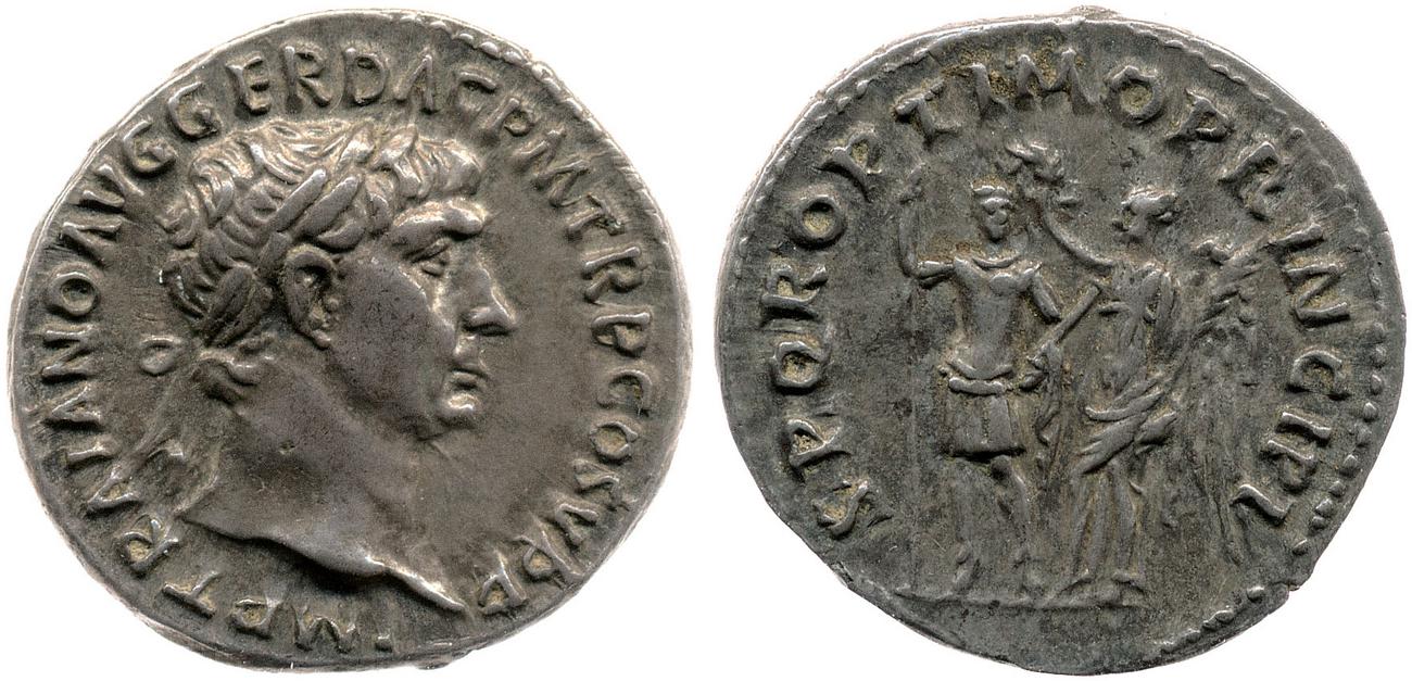 RIC II Trajan 212, аверс, bm