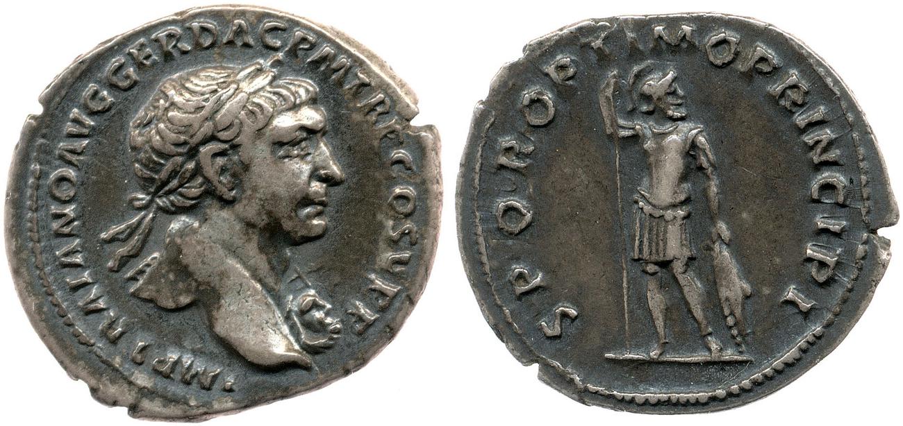 RIC II Trajan 162, аверс, bm
