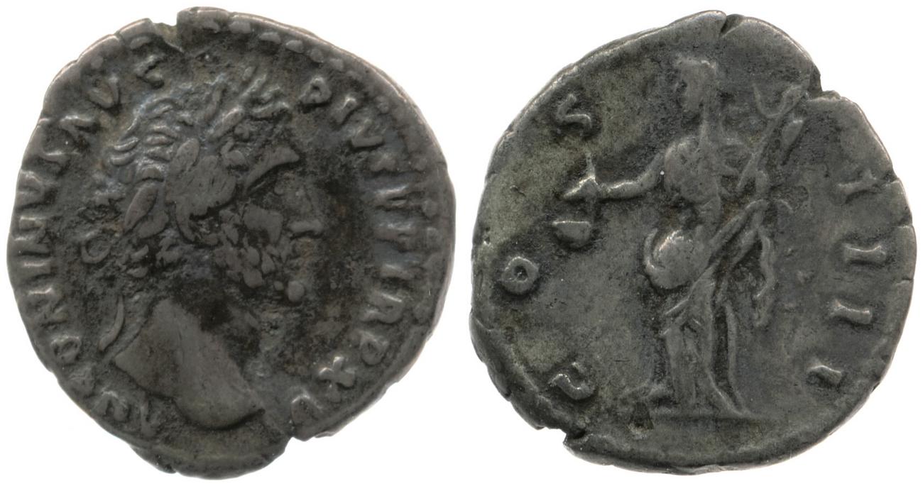 RIC III Antoninus Pius 219, аверс, bm
