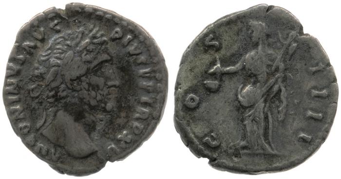 RIC III Antoninus Pius 219, реверс, bm